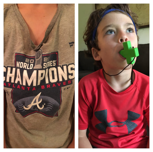 Chewy Cross Necklace