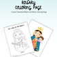 Our Lady of the Rosary Coloring Page