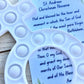 St. Andrew Christmas Novena with white rosary pop-it