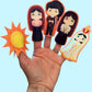 Catholic Felt Finger Puppets, Catholic Toys, Our Lady of Fatima, St. George and the Dragon