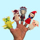 Catholic Felt Finger Puppets, Catholic Toys, Our Lady of Fatima, St. George and the Dragon