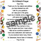 Basketball Rosary and Athlete's Prayer Card, Saint Benedict Rosary