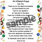 Baseball Rosary and Athlete's Prayer Card, Saint Benedict Rosary