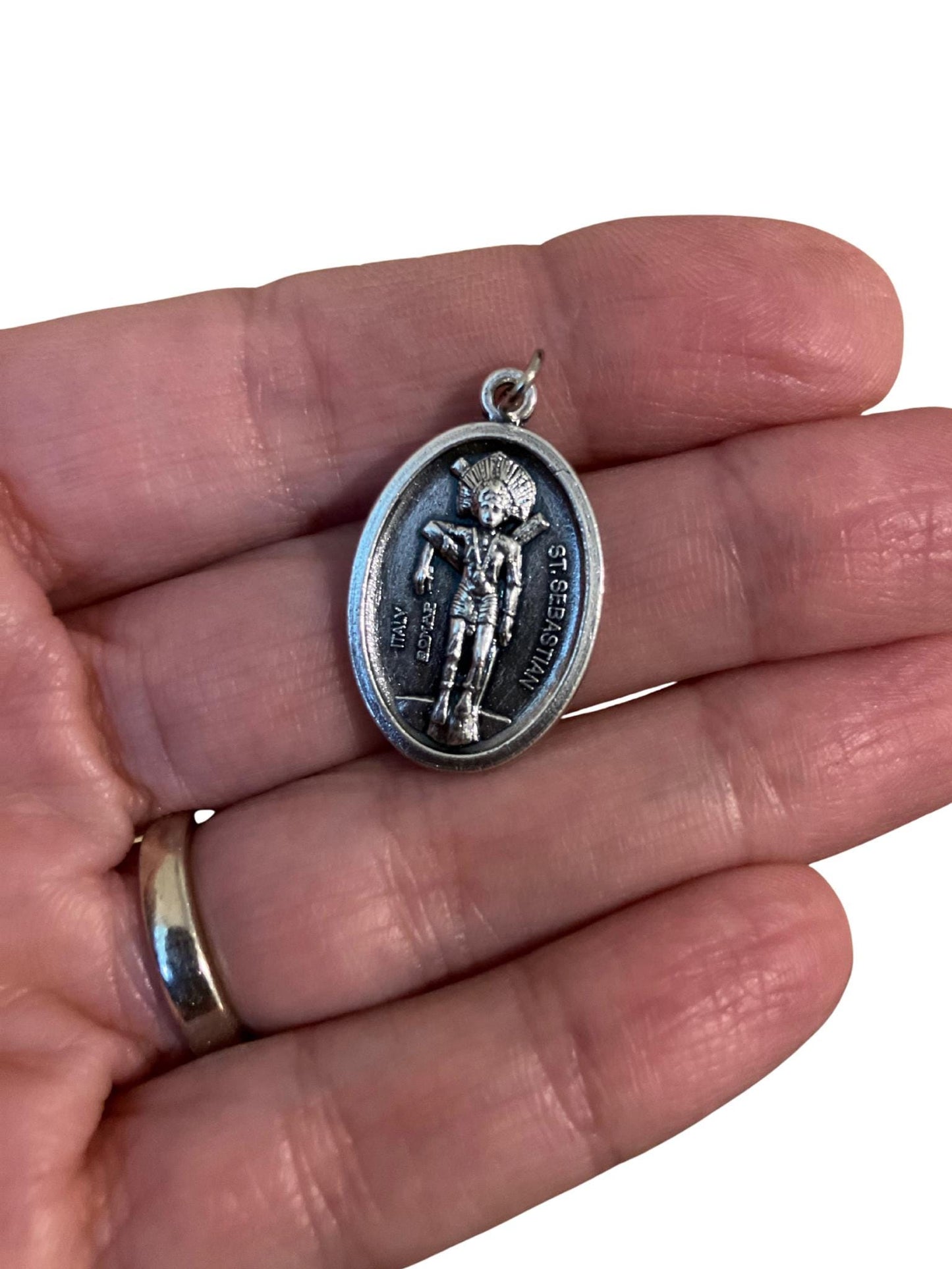 St. Sebastian Medal and Prayer Card, Athlete’s Prayer, St. Sebastian Prayer, Catholic Sports, Sports Prayer Card