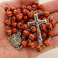 Basketball Rosary and Athlete's Prayer Card, Saint Benedict Rosary