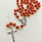 Basketball Rosary and Athlete's Prayer Card, Saint Benedict Rosary
