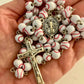 Baseball Rosary and Athlete's Prayer Card, Saint Benedict Rosary