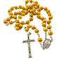 Baseball Rosary and Athlete's Prayer Card, Saint Benedict Rosary