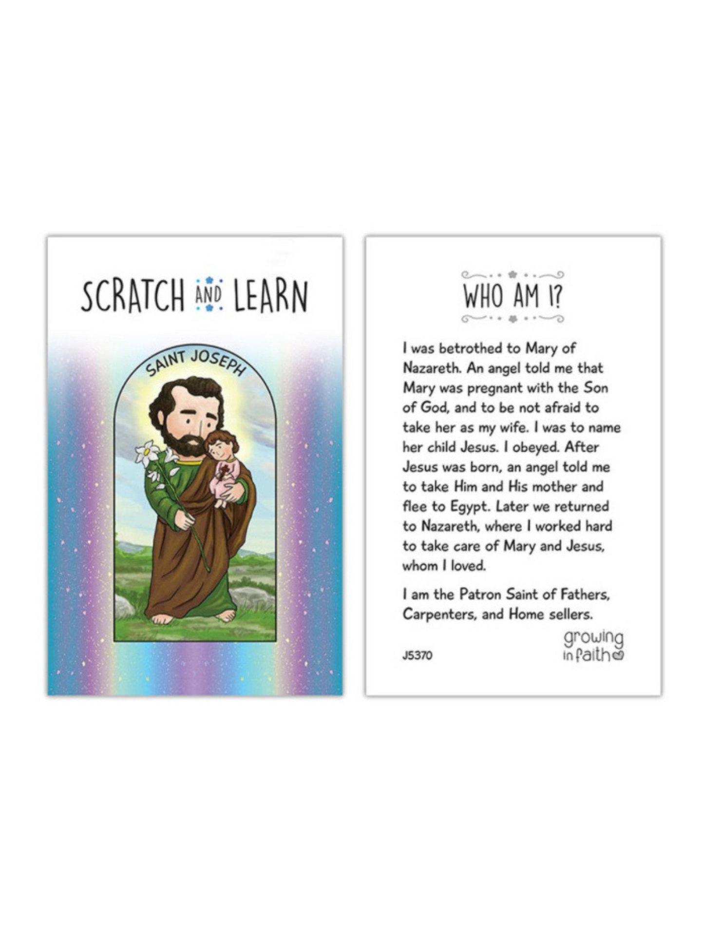 St. Joseph Scratch Off card