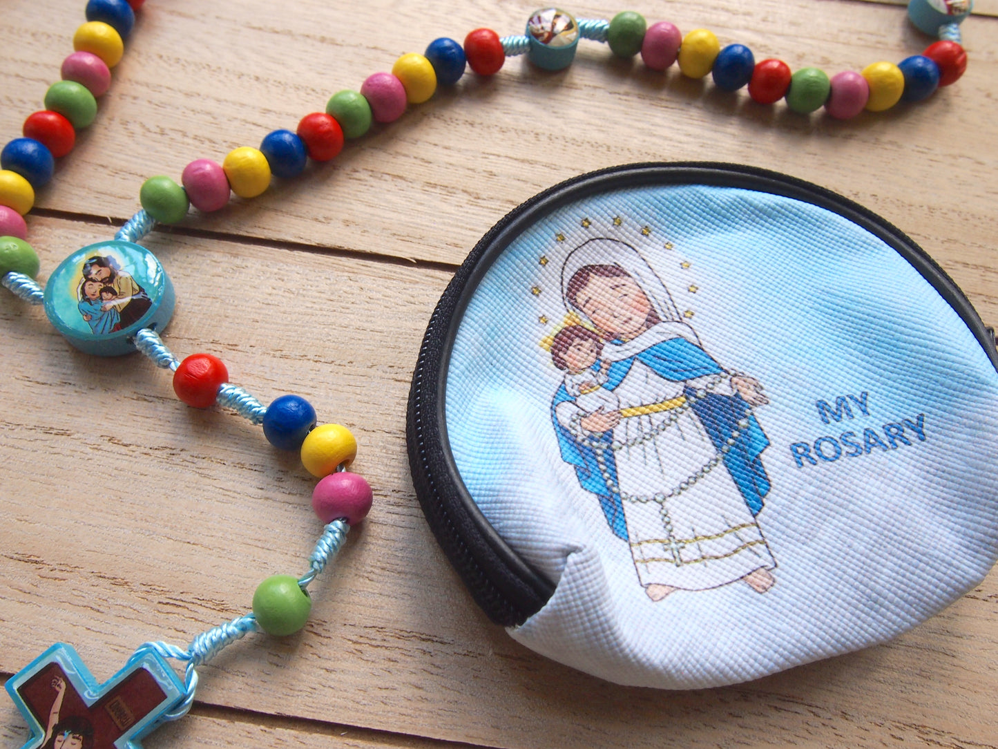 Little Saints Rosary and Our Lady of the Rosary Case